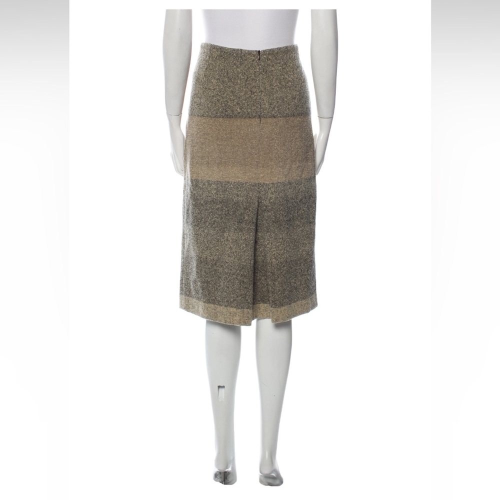 DRIES VAN NOTEN Knee Length Skirt Wool on Neutral Blocks